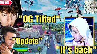 STREAMERS REACT TO NEW TILTED TOWERS IN FORTNITE  Fortnite Chapter 3 [upl. by Notlrahc425]