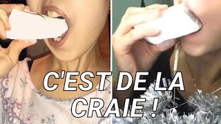 Pour de l’ASMR ils mangent de la craie mais ça n’est pas une bonne idée [upl. by Navy]