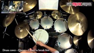 Queen  I Want To Break Free  DRUM COVER [upl. by Eenahs340]