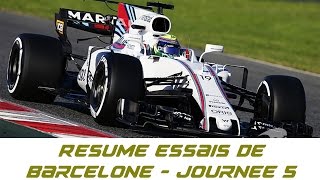 Résumé Essais de Barcelone  Journée 5  Formule 1 [upl. by Jorry]