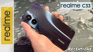 Realme C33  Buon entry level  ma la micro usb  recensione [upl. by Pulsifer]