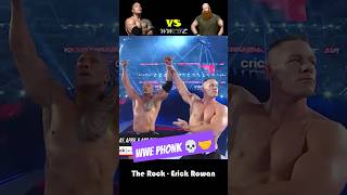 The Rock vs Erick Rowan  WrestleMania 32  WWE Phonk Edit 💀 wwe therock phonk skull [upl. by Nyrhtak]