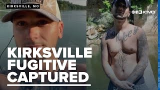 Kirksville fugitive who ran from police twice finally captured [upl. by Rehprotsirhc]