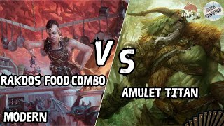 Rakdos Food Combo VS Amulet Titan MTG Modern [upl. by Lorie]