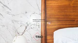 Bianco Carrara  White marble  TINO Natural Stone [upl. by Aicirt]