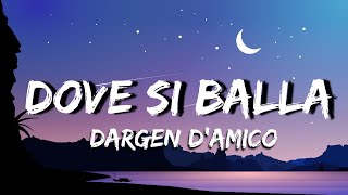 Dargen DAmico  Dove Si Balla Testo e Audio Sanremo 2022 [upl. by Halona]