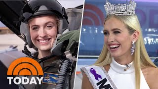 Activeduty US Air Force officer crowned 2024 Miss America [upl. by Budde]