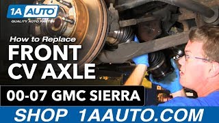 How To Replace Front CV Shaft 0410 Ford F150 [upl. by Oiretule]