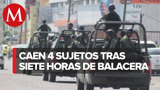 Detienen a cuatro personas tras enfrentamiento con policías en Pénjamo [upl. by Nerw259]