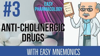 Part 3 ANTICHOLINERGIC DRUGS  you ll never forget now  easy pharmacology with mnemonics [upl. by Arley185]