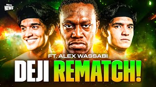 DEJI VS WASSABI REMATCH  Misfits News Finale ft Alex Wassabi [upl. by Awahsoj]