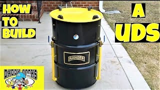 Building my first Ugly Drum Smoker UDS from beginning to completion [upl. by Alamat]