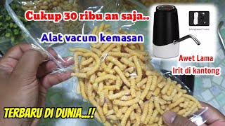 TERMUDAH DAN MURAH MEMBUAT ALAT VACUM KEMASAN DARI POMPA AIR GALON ELEKTRIK  UNTUK IDE BISNIS [upl. by Medor114]