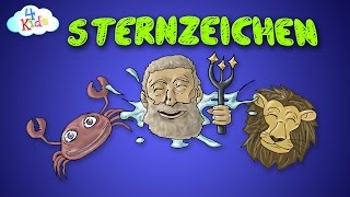 Horoskop Sternzeichen lernen für Kinder und Kleinkinder durch vorsprechen deutsch [upl. by Martha93]