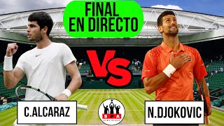 🎾ALCARAZ CAMPEON DE WIBLEDON🎾 FINAL WIMBLEDON EN DIRECTO🔥  LIVE TENNIS NARRANDO EN VIVO [upl. by Telrahc]