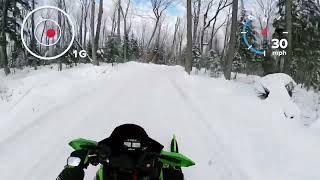 Arctic Cat ZR 9000 Thundercat 1 of 8  St Germain Wisconsin 12023 [upl. by Ellord35]