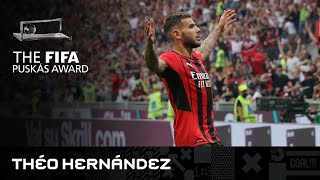 Theo Hernandez Goal vs Atalanta  FIFA Puskas Award 2022 Nominee [upl. by Disharoon507]