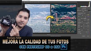 Mejorar Calidad de una Imagen en Photoshop  Edicion de RAW  Tutorial [upl. by Devehcoy]