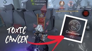 toxic player •Fil• getting tunneled and facecamped  Identity V [upl. by Panther]