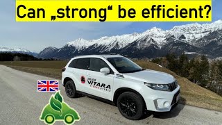 Suzuki Vitara Strong Hybrid AWD  reallife consumption test done by a professional ecodriver [upl. by Atneuqal]