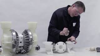 How to install Wilden® Wet Kits on Wilden Plastic AODD Pumps [upl. by Peatroy]