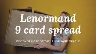 Lenormand 9 card spread  AKA Box spread [upl. by Luby430]