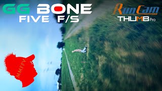 【航空法改正 ドローン】❣️ GG BONE FIVE FS に RunCam Thumb Pro 載せて飛ばしてみた Vol 4❣️100g未満 u99❣️fpv drone ‼️ [upl. by Hsur652]