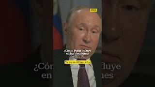 Putin comenta su papel en las elecciones estadounidensesputin rusia presidente occidente eeuu [upl. by Graces]