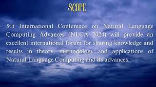 Call for papers  NLCA 2024 [upl. by Eltsyrc69]