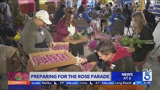 Rose Parade preparations near finish line as New Years Day draws closer [upl. by Odama]