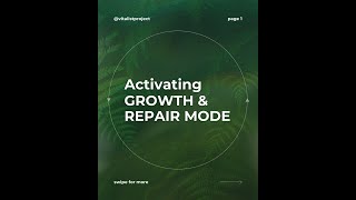 6 Ways to Activate Growth and Repair Mode  Vitalist Project [upl. by Tati]