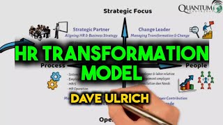 HR Transformation Model  4 Roles Of HR [upl. by Pucida]