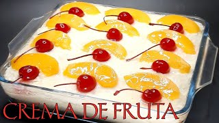 EASY CREMA DE FRUTA RECIPE  How To Make Crema De Fruta [upl. by Ramyaj]