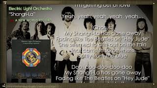 ELECTRIC LIGHT ORCHESTRA  ShangriLa with Lyrics [upl. by Jeffry]