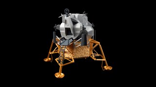 Apollo 11 Lunar Module  STL for 3D printing [upl. by Kaliski946]