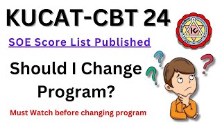 KUCAT24 Score List Published  Should I Change Programedusuburb kathmanduuniversity [upl. by Haissem752]