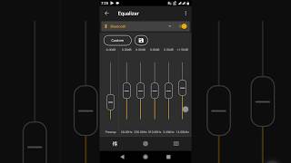 Musicolet equalizer  Set precise values of frequency bands [upl. by Obala631]