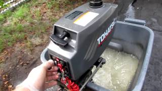 2004 Tohatsu 25hp outboard motor [upl. by Fitzgerald]