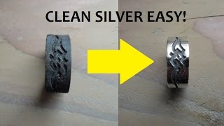 Cleaning Tarnished Silver the Easy Way [upl. by Yensehc]