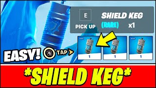 Gain shields using a Shield Keg  All Shield Keg 100 Spawn Locations in Fortnite [upl. by Hieronymus]