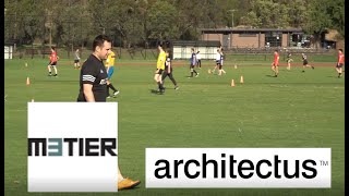 ArchiSoccer 2020 Metier 3 v Architectus match highlights [upl. by Malinde]