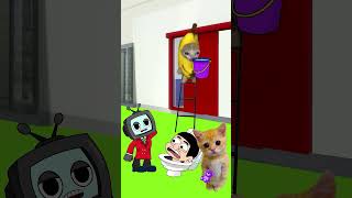 Banana Cat go to school Revenge on Pomni 9  The Amazing Digital Circus Animation shorts pranks [upl. by Silva646]