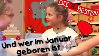 👩🏼 Und wer im Januar geboren ist  Singen Tanzen und Bewegen  Kinderlieder [upl. by Towroy]