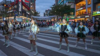 University Cheerleading  Shinchon World Youth Festival  Seoul Travel Guide 4K HDR [upl. by Carin]