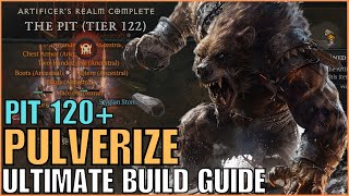 Ultimate Pulverize Druid Build Guide Pit 120 Diablo 4 Season 4 [upl. by Berns821]