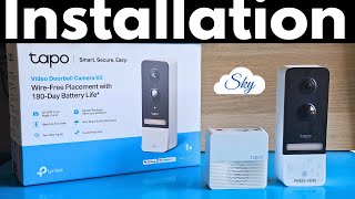 Easy TP Link Tapo Doorbell Camera Installation Guide [upl. by Oinotnaesoj533]