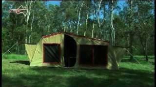 GIC Campers Camper Trailer Tent Setup [upl. by Adnarram]