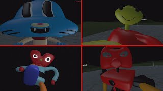 GMOD 3D Nextbots All New Kill Animations Outdated [upl. by Feilak]