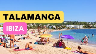 IBIZA Talamanca  Beach walk 4K Ultra HD [upl. by Llered]