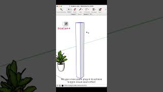 SketchUp new scaling plugin Curic Scale [upl. by Haramat]